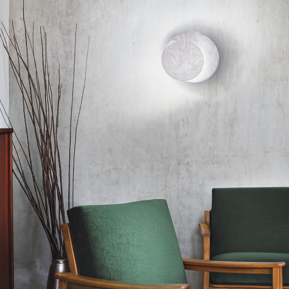 Ideal Lux Φωτιστικό Τοίχου-Απλίκα Tick 18x7cm LED 7,5W 3000K Silver 238951 - second view